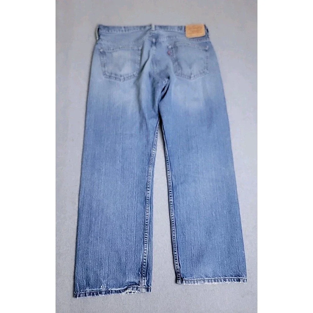 Vintage Levis 569 Jeans Mens 34x30 (36x29) Loose‎ Baggy Straight Distressed Blue